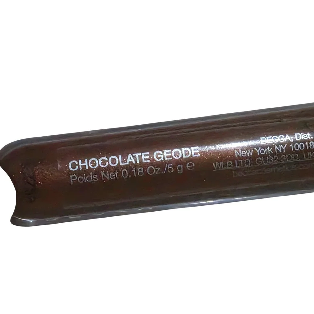 BECCA Glow Gloss Chocolate Geode‎ Shimmer Lip Gloss 0.18 oz New